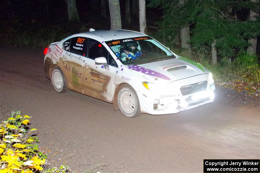 Jamey Randall / Geoff Youngdahl Subaru WRX on SS7, Bob Lake II.