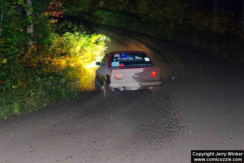 Levi Johnson / Griffin Johnson BMW 325e on SS7, Bob Lake II.