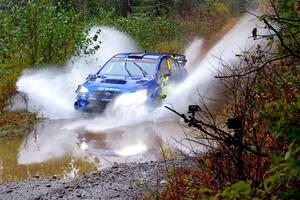 Travis Pastrana / Rhianon Gelsomino Subaru WRX STi on SS9, Nestoria-Herman.