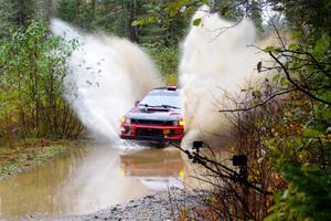 Mark Piatkowski / Aaron Crescenti Subaru Impreza 2.5RS on SS9, Nestoria-Herman.