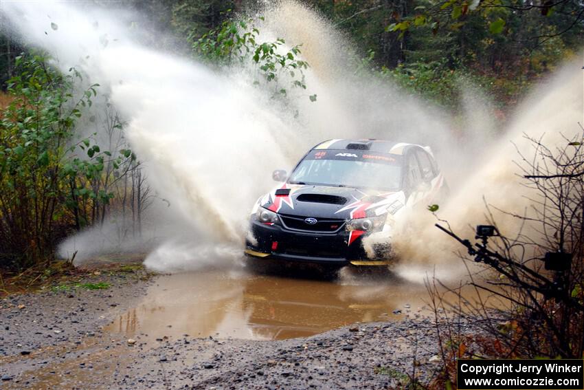 Grzegorz Bugaj / Ela Dziubanski Subaru WRX STi on SS9, Nestoria-Herman.