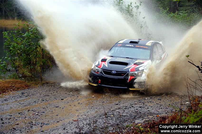 Grzegorz Bugaj / Ela Dziubanski Subaru WRX STi on SS9, Nestoria-Herman.