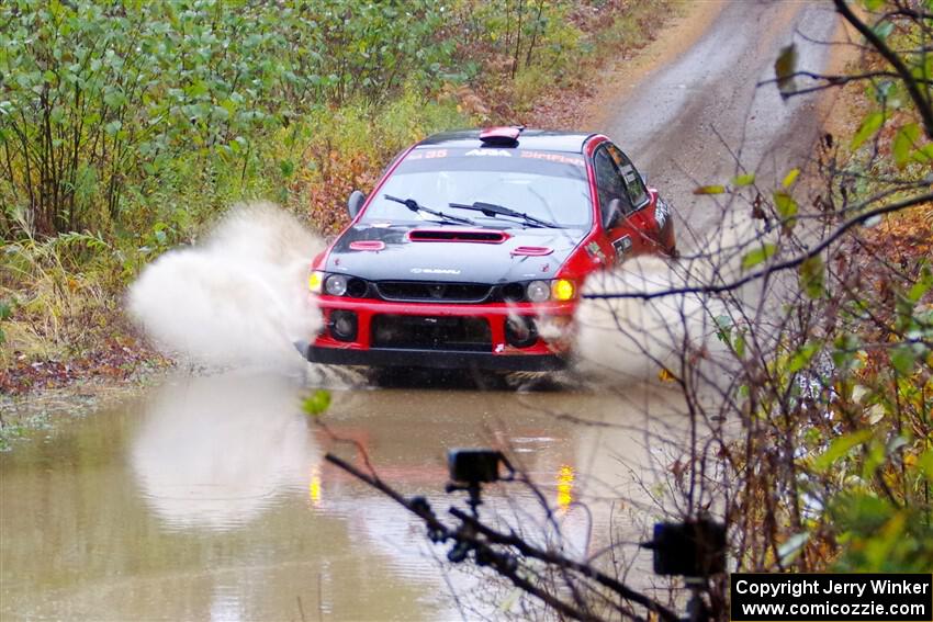 Mark Piatkowski / Aaron Crescenti Subaru Impreza 2.5RS on SS9, Nestoria-Herman.