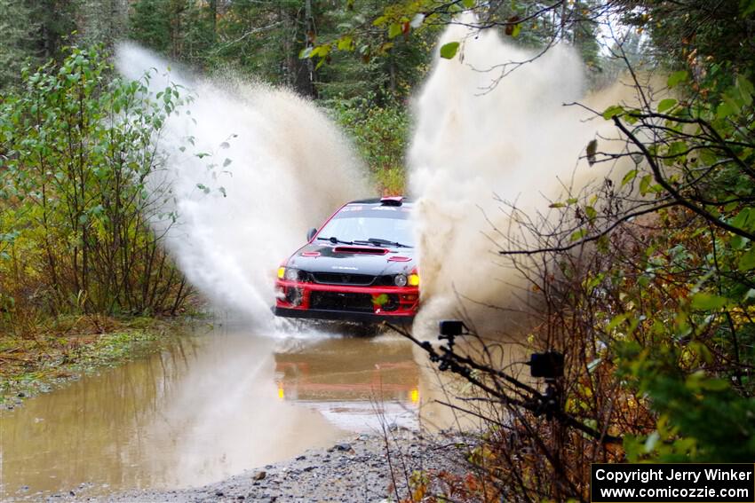 Mark Piatkowski / Aaron Crescenti Subaru Impreza 2.5RS on SS9, Nestoria-Herman.