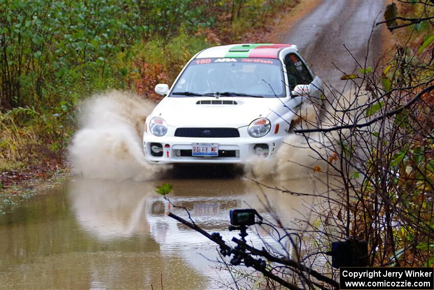 Ivo Draganov / Vladimir Yanev Subaru WRX Wagon on SS9, Nestoria-Herman.