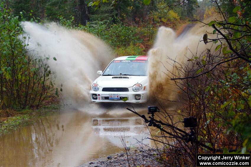 Ivo Draganov / Vladimir Yanev Subaru WRX Wagon on SS9, Nestoria-Herman.