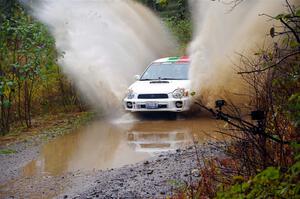 Ivo Draganov / Vladimir Yanev Subaru WRX Wagon on SS9, Nestoria-Herman.