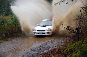 Ivo Draganov / Vladimir Yanev Subaru WRX Wagon on SS9, Nestoria-Herman.