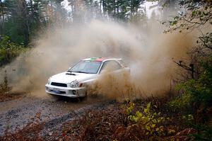 Ivo Draganov / Vladimir Yanev Subaru WRX Wagon on SS9, Nestoria-Herman.