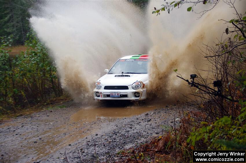 Ivo Draganov / Vladimir Yanev Subaru WRX Wagon on SS9, Nestoria-Herman.