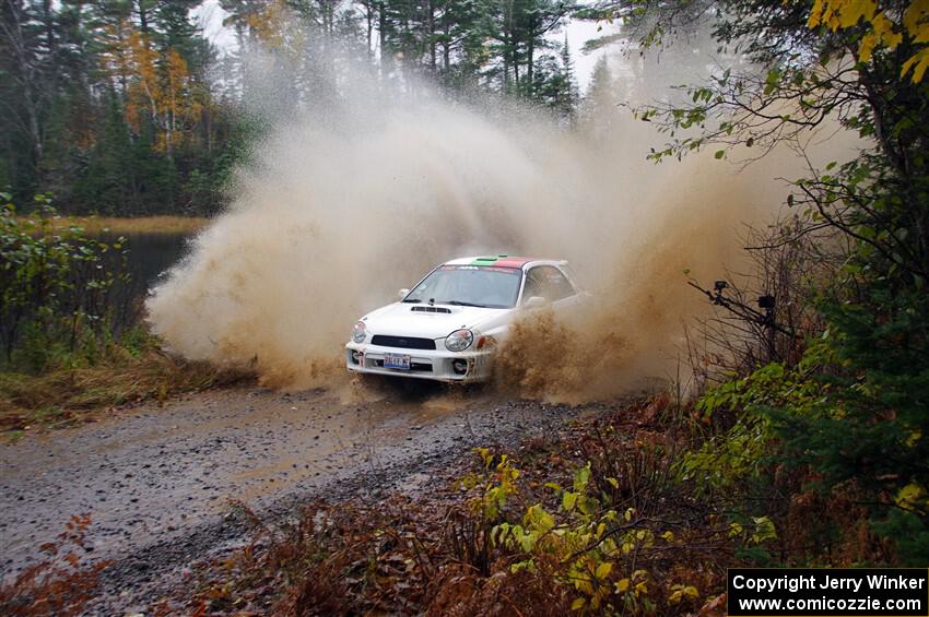 Ivo Draganov / Vladimir Yanev Subaru WRX Wagon on SS9, Nestoria-Herman.