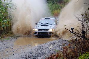 Dylan Gondyke / Sara Nonack Subaru Impreza on SS9, Nestoria-Herman.