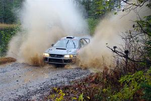 Dylan Gondyke / Sara Nonack Subaru Impreza on SS9, Nestoria-Herman.