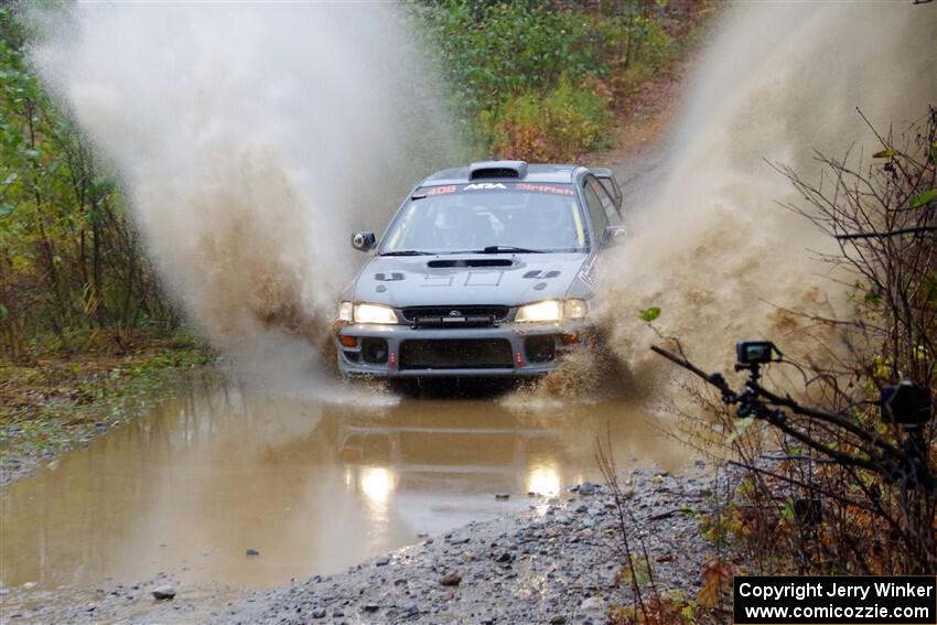 Dylan Gondyke / Sara Nonack Subaru Impreza on SS9, Nestoria-Herman.