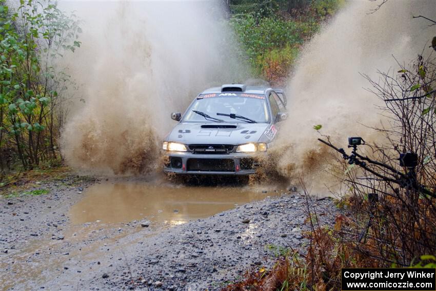 Dylan Gondyke / Sara Nonack Subaru Impreza on SS9, Nestoria-Herman.