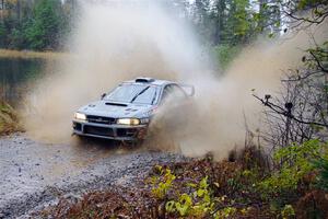 Dylan Gondyke / Sara Nonack Subaru Impreza on SS9, Nestoria-Herman.