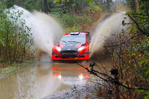 Dave Wallingford / Leanne Junnila Ford Fiesta R5 on SS9, Nestoria-Herman.