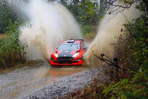 Dave Wallingford / Leanne Junnila Ford Fiesta R5 on SS9, Nestoria-Herman.