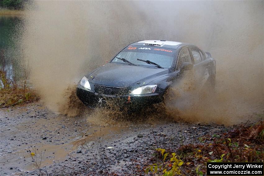 Michael Hooper / Claudia Barbera-Pullen Lexus IS350 on SS9, Nestoria-Herman.