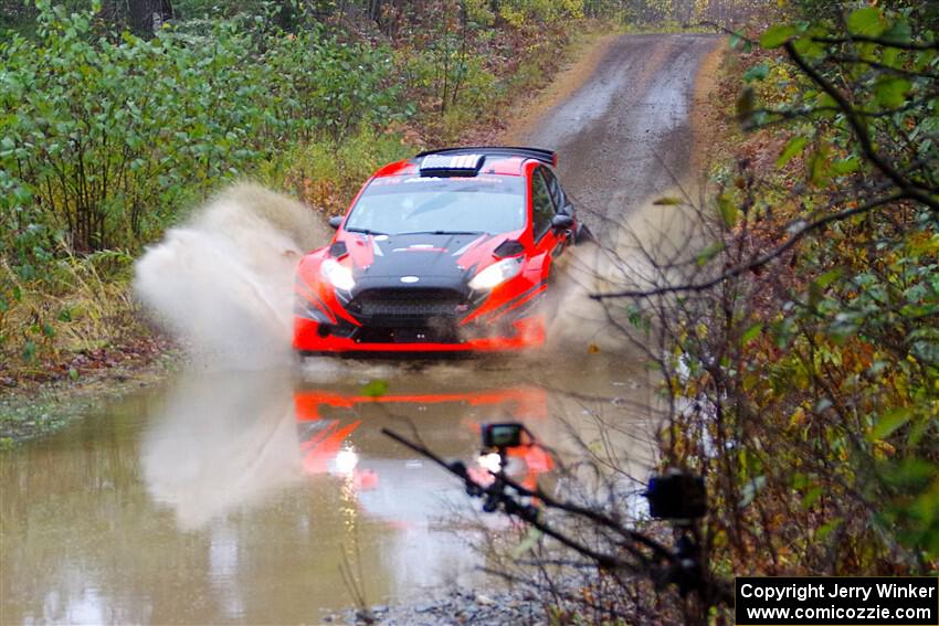 Dave Wallingford / Leanne Junnila Ford Fiesta R5 on SS9, Nestoria-Herman.