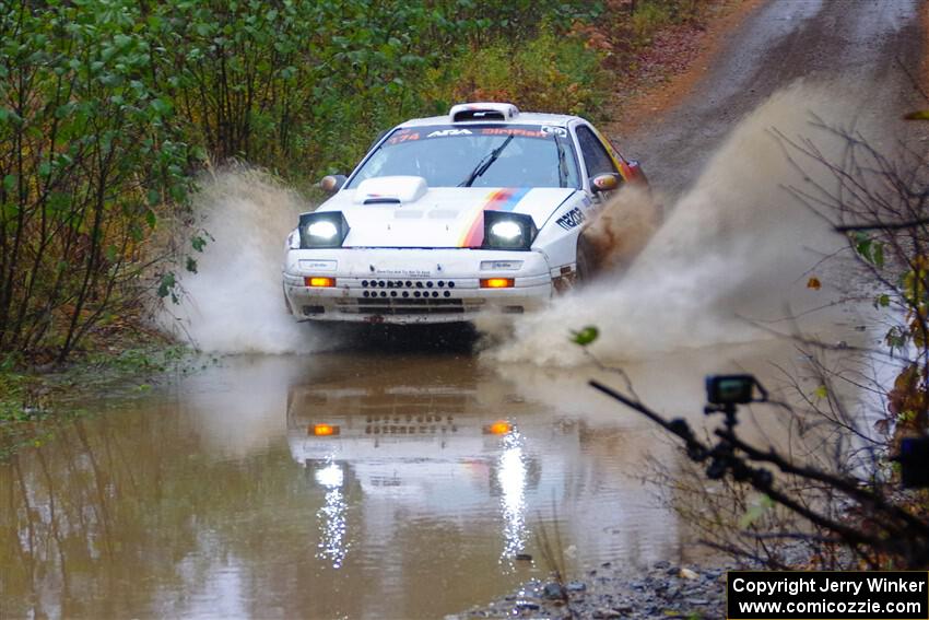 Kevin Schmidt / Kyle Roberts Mazda RX-7 on SS9, Nestoria-Herman.