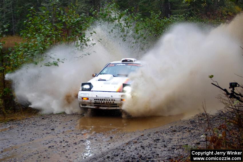 Kevin Schmidt / Kyle Roberts Mazda RX-7 on SS9, Nestoria-Herman.