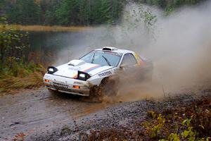 Kevin Schmidt / Kyle Roberts Mazda RX-7 on SS9, Nestoria-Herman.