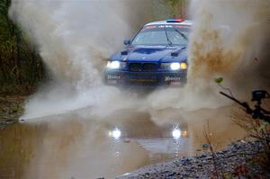 Ryan George / Heather Stieber-George BMW M3 on SS9, Nestoria-Herman.