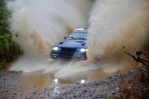 Ryan George / Heather Stieber-George BMW M3 on SS9, Nestoria-Herman.