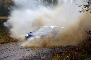 Ryan George / Heather Stieber-George BMW M3 on SS9, Nestoria-Herman.