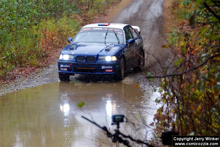 Ryan George / Heather Stieber-George BMW M3 on SS9, Nestoria-Herman.