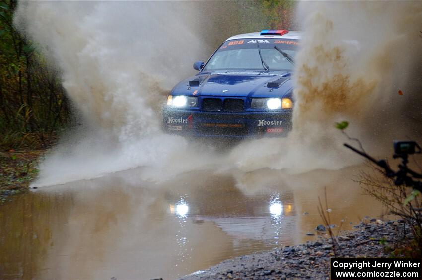 Ryan George / Heather Stieber-George BMW M3 on SS9, Nestoria-Herman.