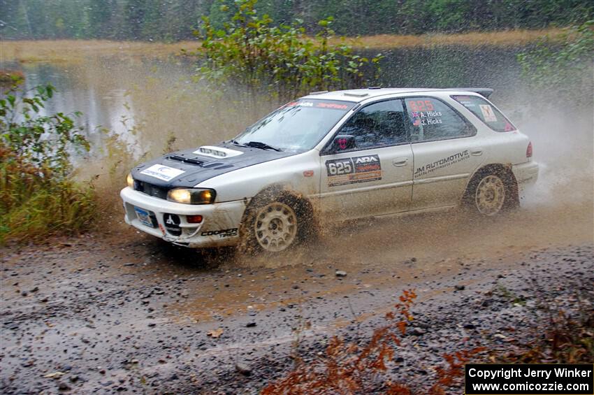 Aidan Hicks / John Hicks Subaru Impreza Wagon on SS9, Nestoria-Herman.