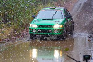 Jordan Locher / Tom Addison Subaru Impreza 2.5RS on SS9, Nestoria-Herman.