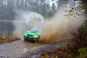 Jordan Locher / Tom Addison Subaru Impreza 2.5RS on SS9, Nestoria-Herman.