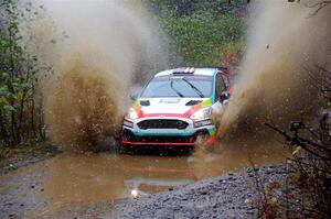 Lucy Block / Michelle Miller Ford Fiesta Rally3 on SS9, Nestoria-Herman.