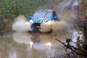 Lia Block / Matt James Ford Fiesta on SS9, Nestoria-Herman.