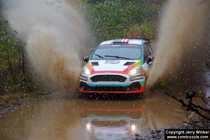 Lucy Block / Michelle Miller Ford Fiesta Rally3 on SS9, Nestoria-Herman.