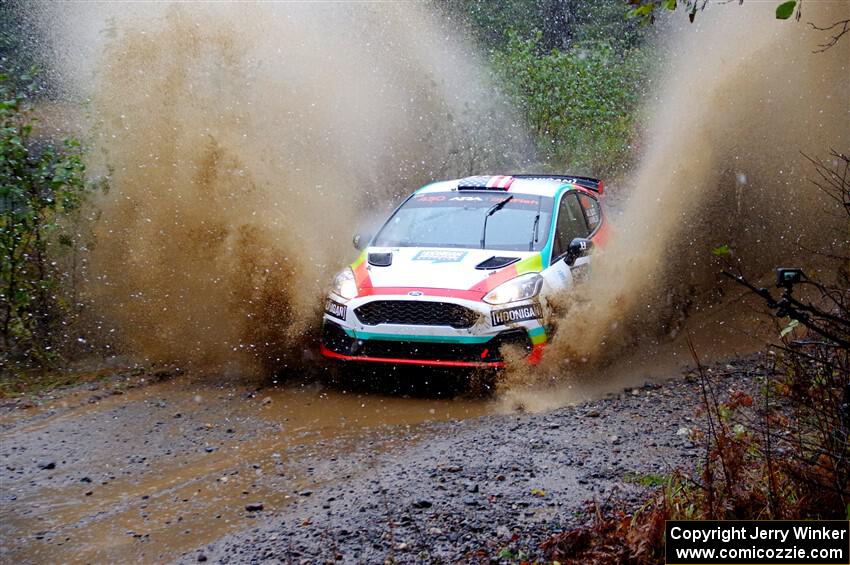 Lucy Block / Michelle Miller Ford Fiesta Rally3 on SS9, Nestoria-Herman.