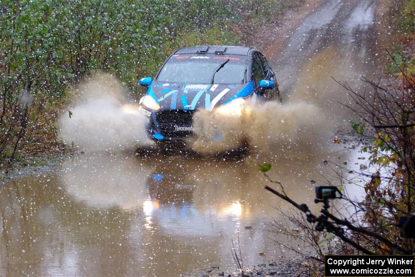 Lia Block / Matt James Ford Fiesta on SS9, Nestoria-Herman.