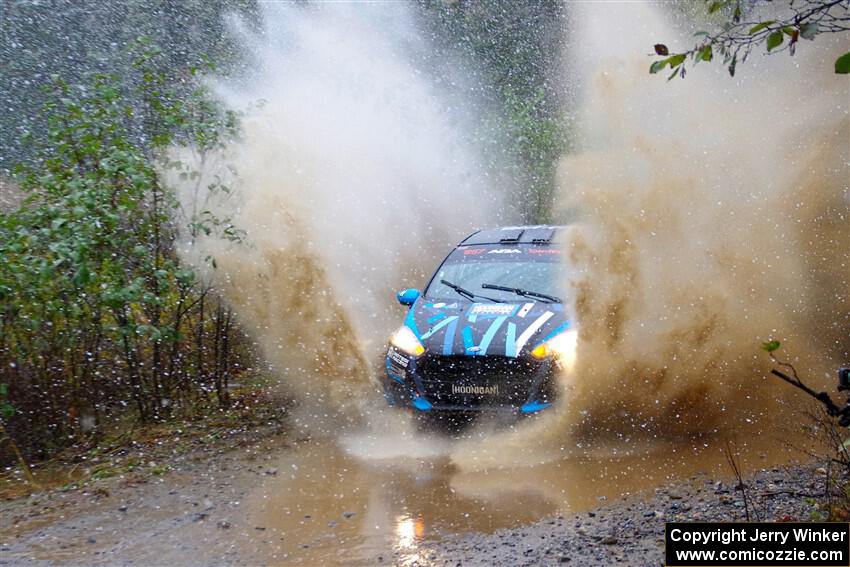 Lia Block / Matt James Ford Fiesta on SS9, Nestoria-Herman.