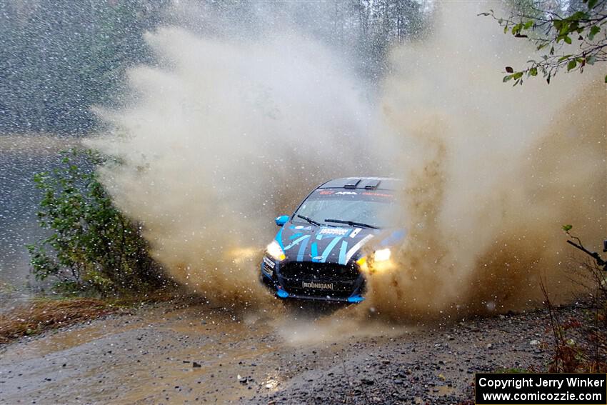 Lia Block / Matt James Ford Fiesta on SS9, Nestoria-Herman.