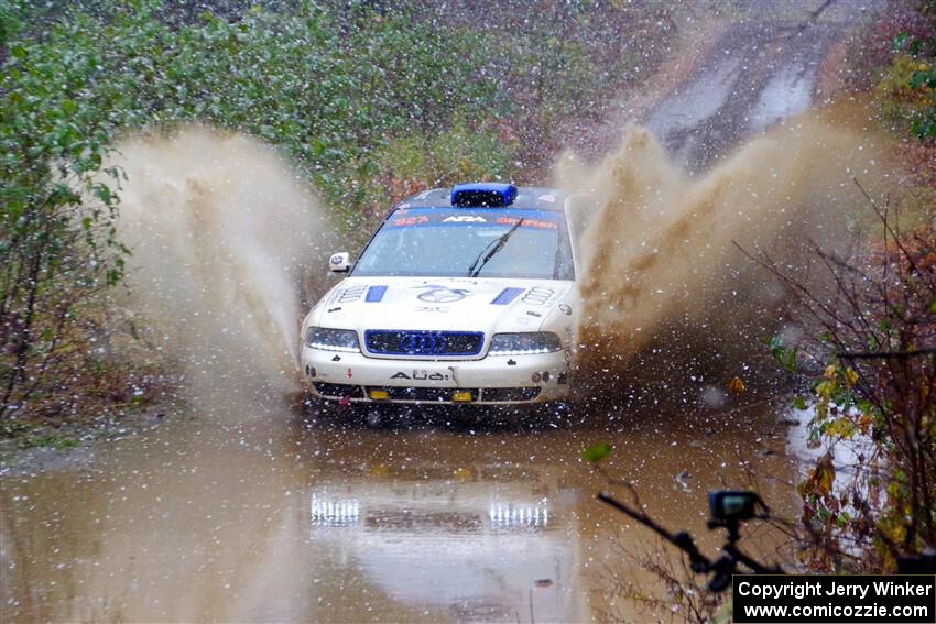 Tim Michel / Shanti Witt Audi A4 Quattro on SS9, Nestoria-Herman.