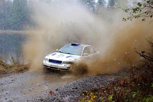 Tim Michel / Shanti Witt Audi A4 Quattro on SS9, Nestoria-Herman.