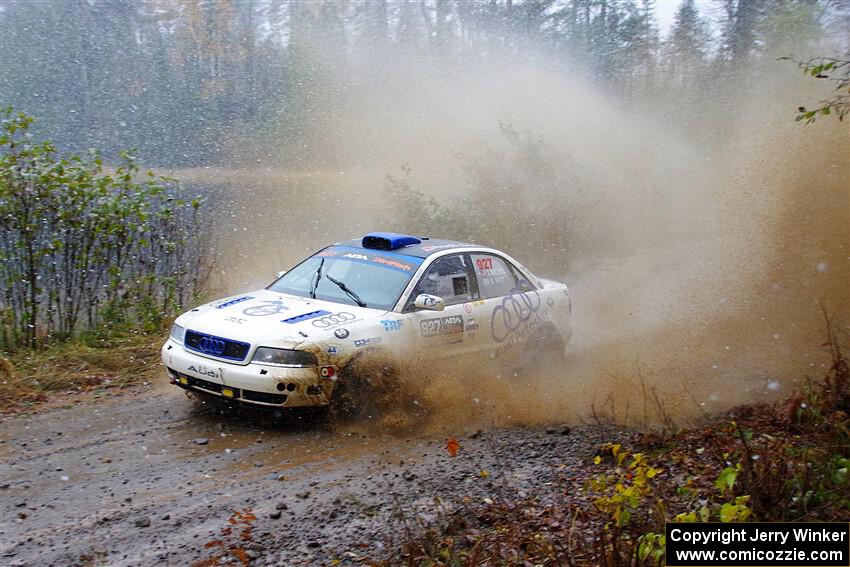 Tim Michel / Shanti Witt Audi A4 Quattro on SS9, Nestoria-Herman.