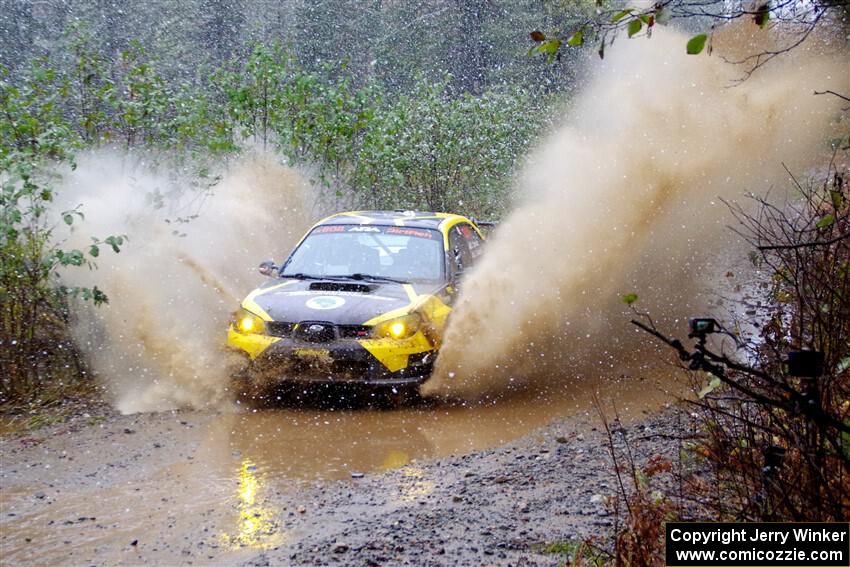 Colin Schulz / Jake Carlson Subaru WRX STi on SS9, Nestoria-Herman.