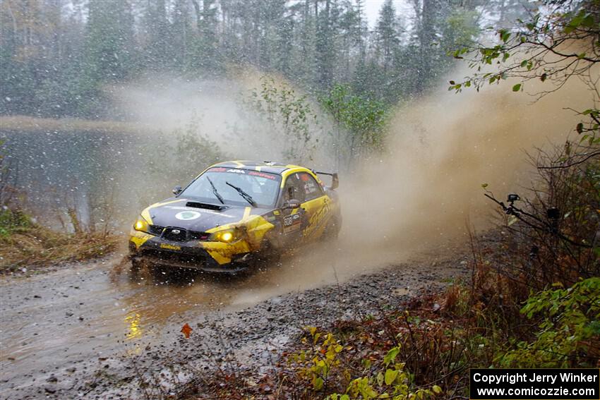 Colin Schulz / Jake Carlson Subaru WRX STi on SS9, Nestoria-Herman.