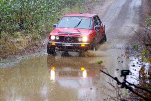 Levi Johnson / Griffin Johnson BMW 325e on SS9, Nestoria-Herman.