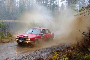 Levi Johnson / Griffin Johnson BMW 325e on SS9, Nestoria-Herman.