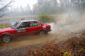 Levi Johnson / Griffin Johnson BMW 325e on SS9, Nestoria-Herman.